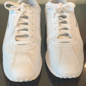 Puma White and Gray Sneakers